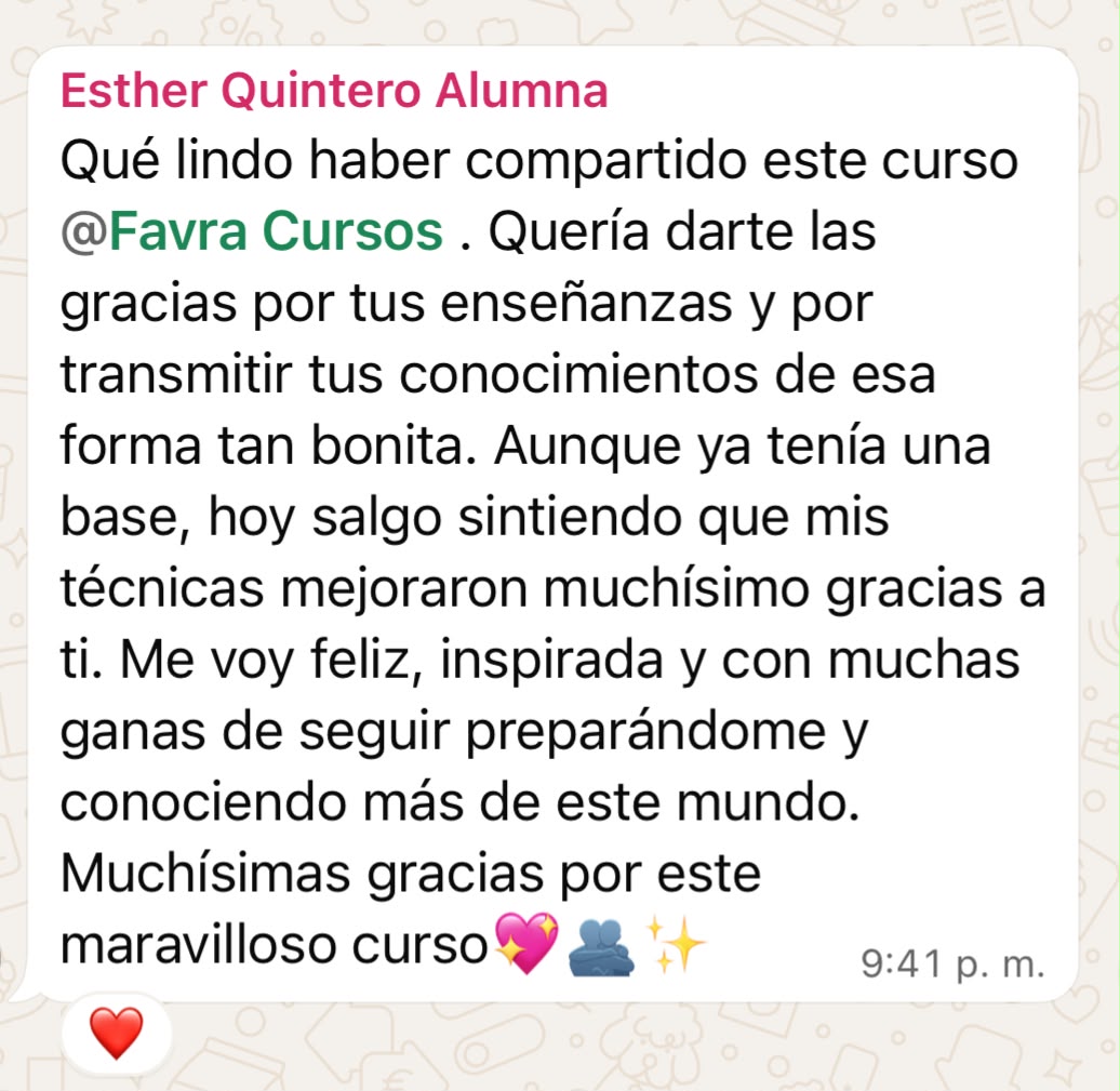 Testimonio de Ester Quintero sobre el curso de Manicura Rusa